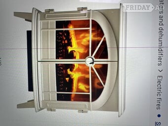 Freestanding Electric powered wood burner, 