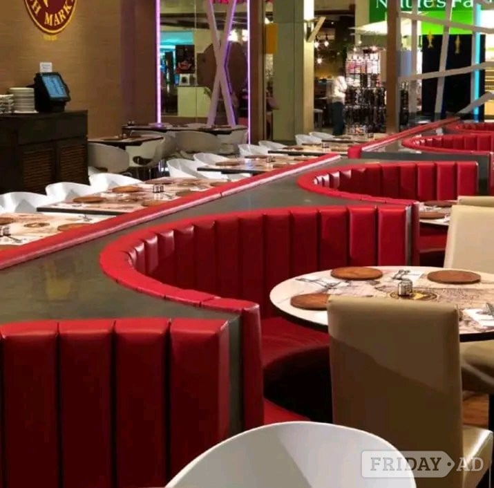 Birmingham café/restaurant booth seating setup
