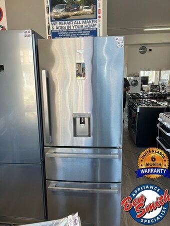 BEKO THREE DOOR FRIDGE FREEZER