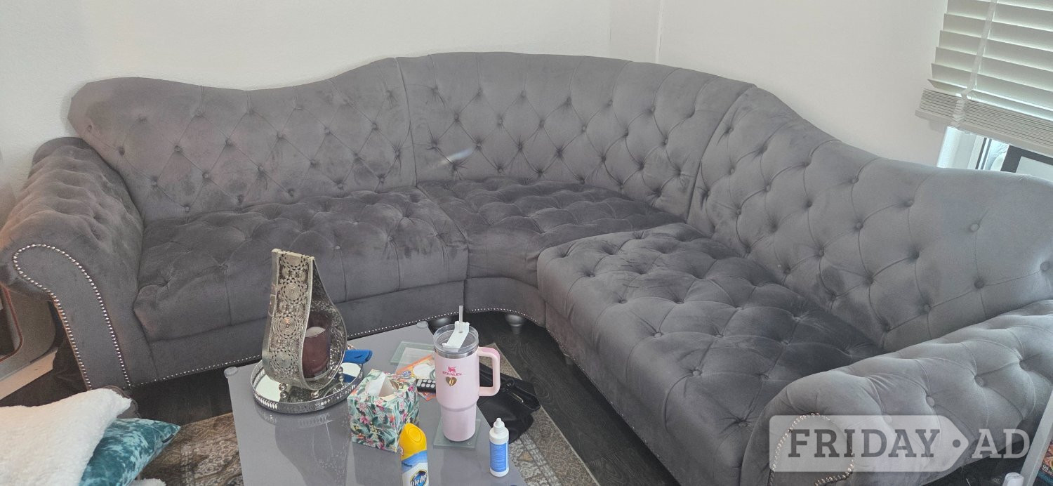 Grey corner unit sofa vgc - Furniture in Birmingham