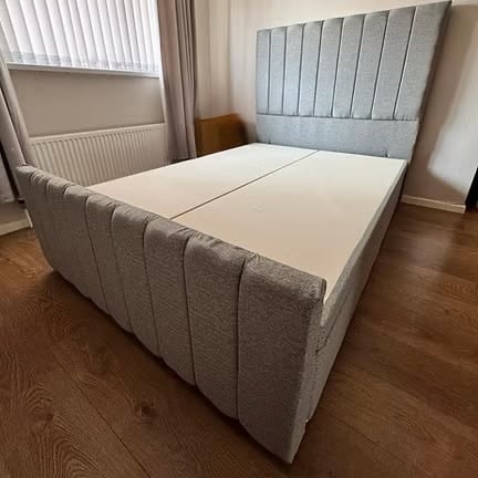 Lined end of side lift divan Ottoman  - Furniture in Rotherham
