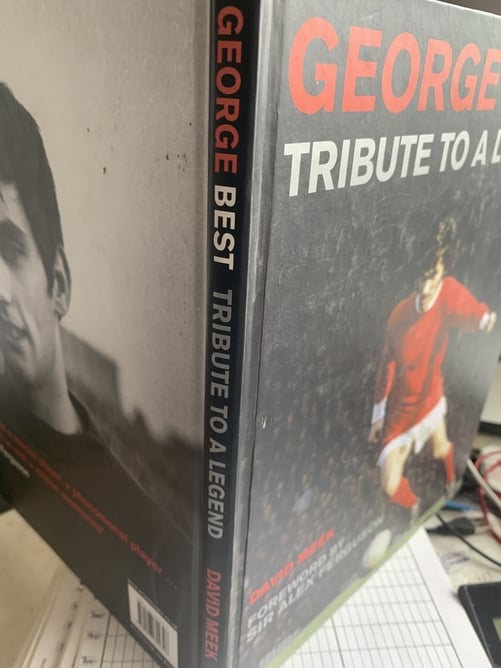 George Best Tribute to a Legend. Hardback book.