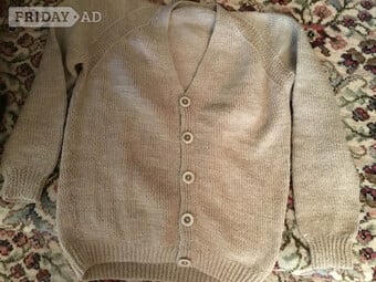 Hand knitted cardigan