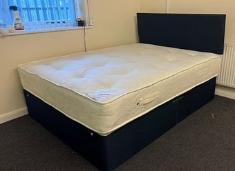 ROYAL 11 INCH VERY FIRM ORTHOPAEDIC MATTRESS DIVAN AND HB -4 FOOT