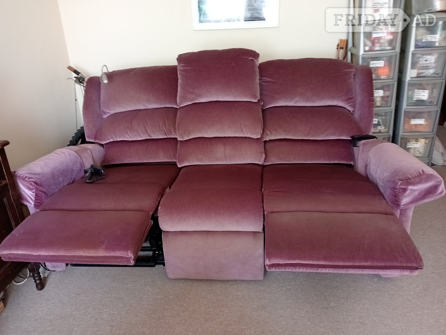 Double recliner, three seater sofa! - Furniture in Hastings