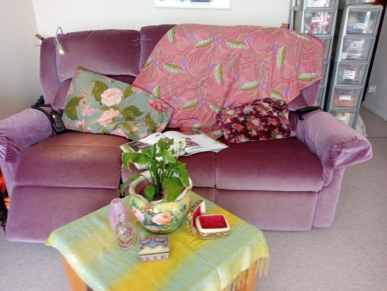 Double recliner, three seater sofa!