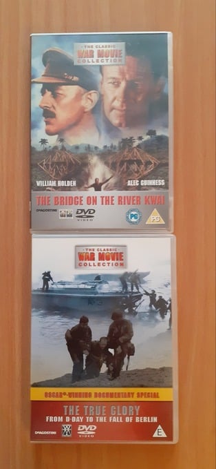 The Classic War Movie Collection DVDs x 2