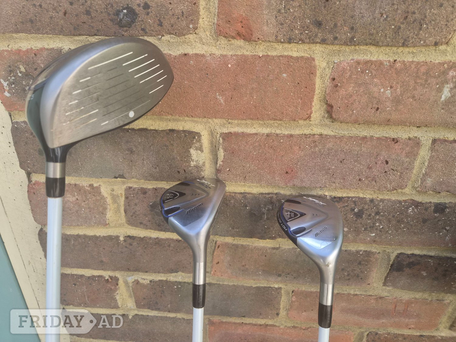 Mizuno JPX800 Driver and 2 hybrids