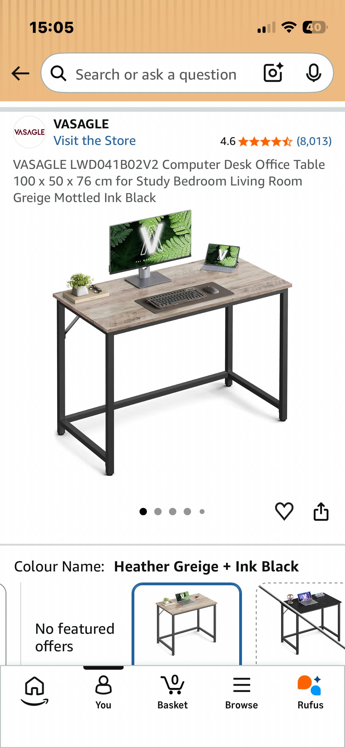 Desk 100 x 50 cm