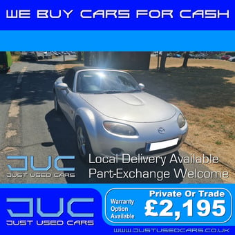 Mazda MX-5 1.8 (Manual Petrol) 56 Reg 2006 100,460 Miles
