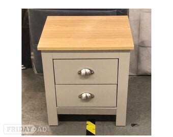 LANCASTER BEDSIDE - GREY