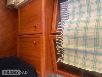 2-door glass front unit: 73” x 31” wide x 16” deep, top 11” deep