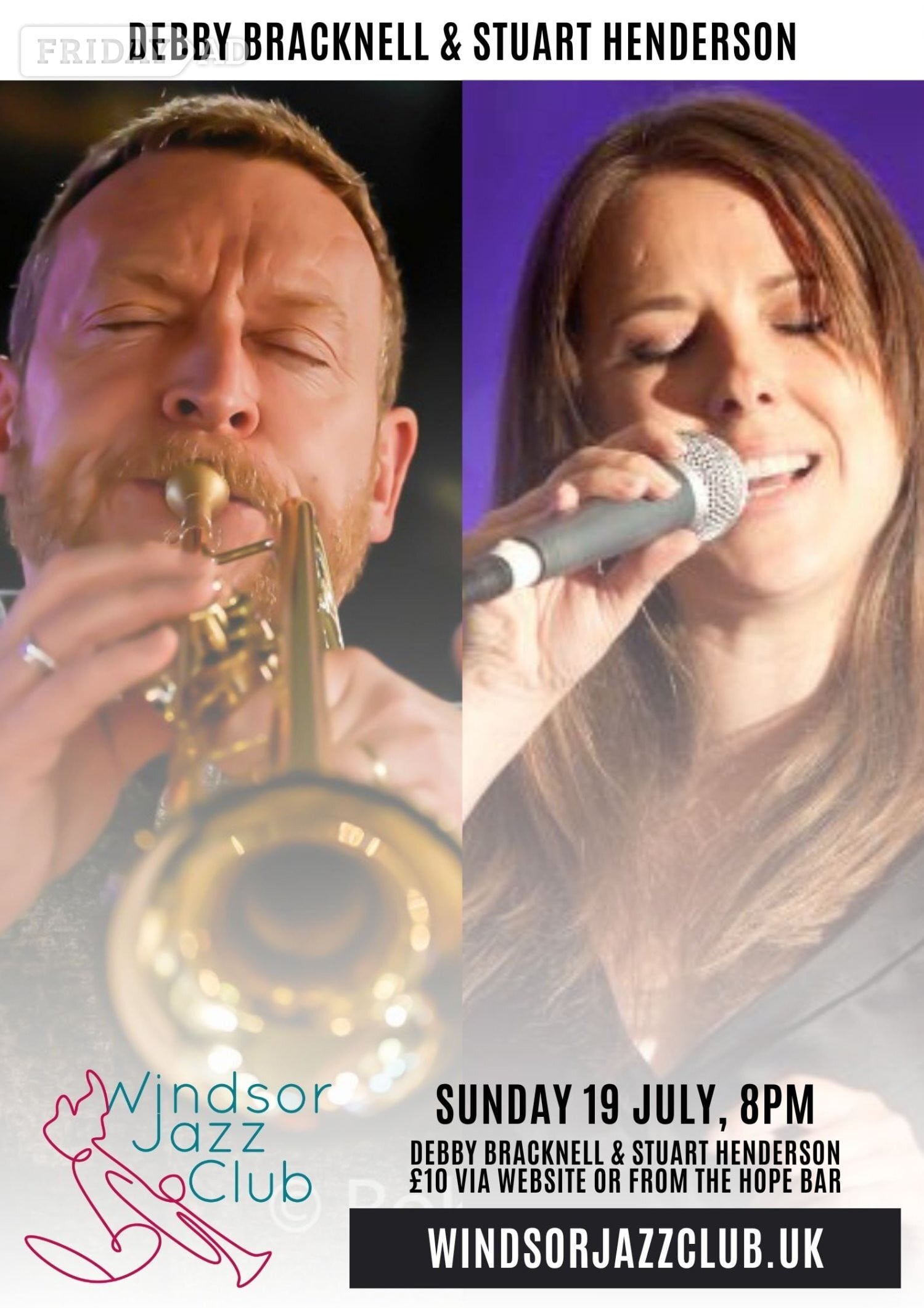 Windsor Jazz Club: Debby Bracknell & Stuart Henderson in Windsor