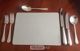 Silver plated cutlery set