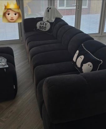 Black Sofa Club Modular Sofa 