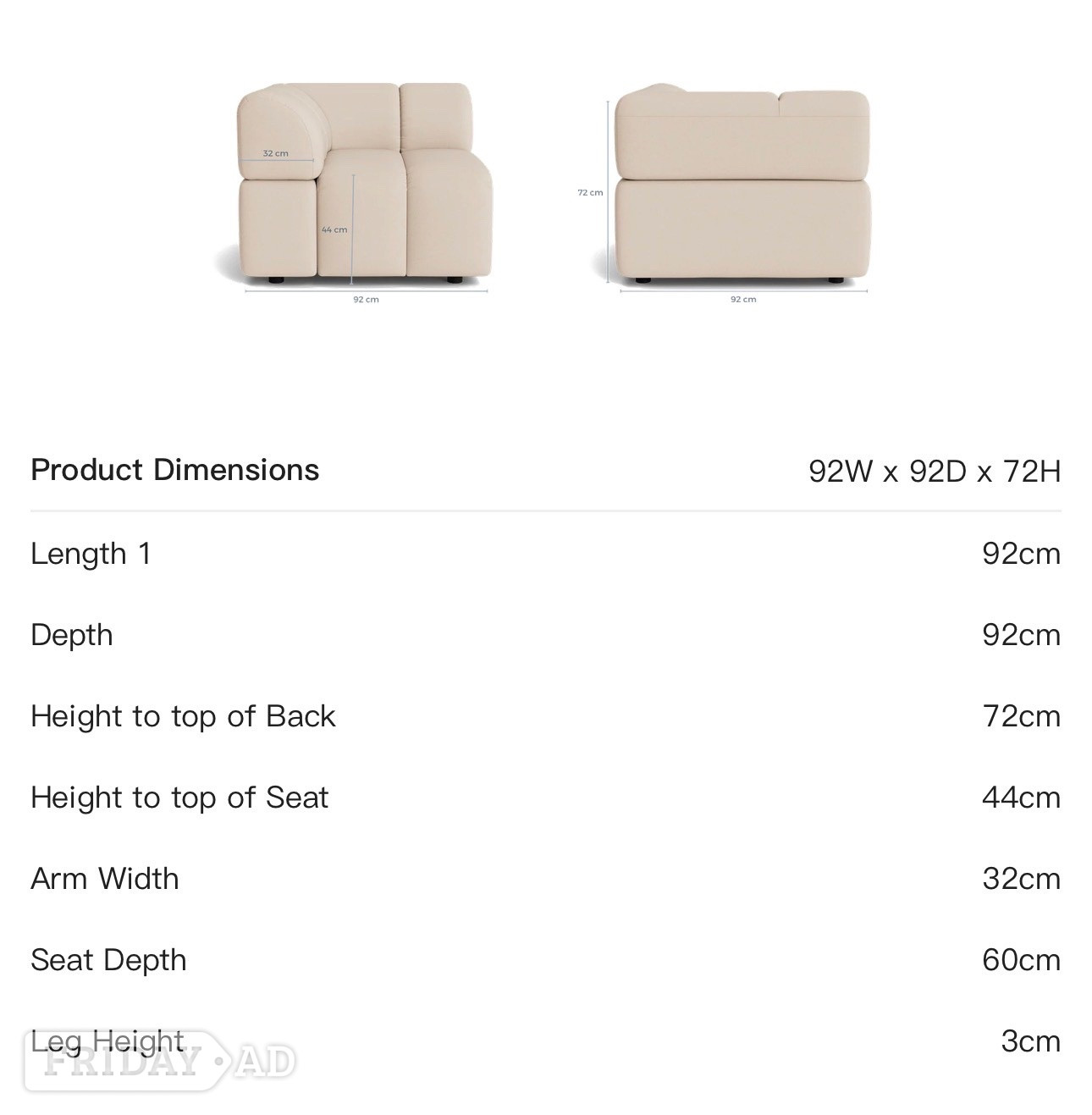 Black Sofa Club Modular Sofa 