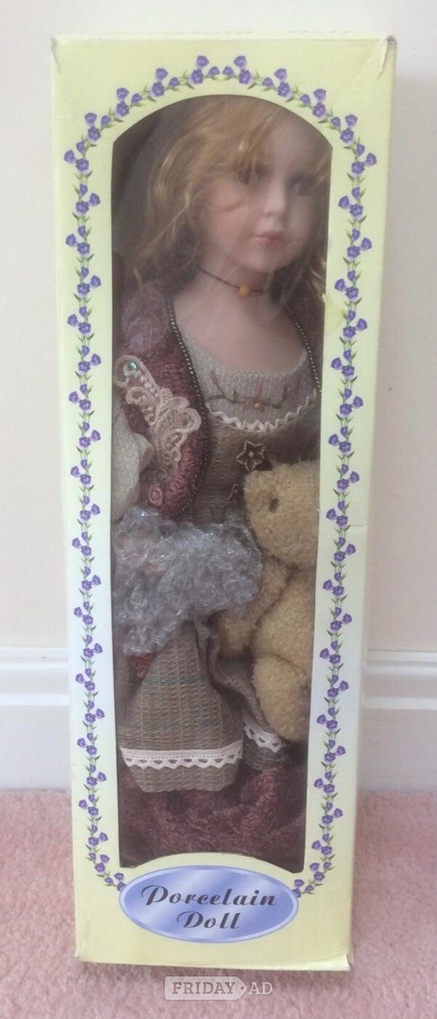 2 porcelain dolls