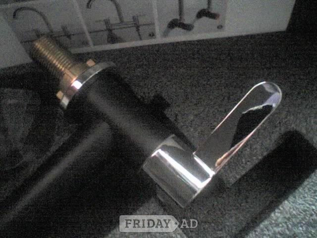 Black Kitchen Sink Mixer Tap Dual Lever with 360 Aerator - NEW - DIY in Waterlooville