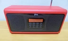 ONN stereo DAB portable radio. Leather lad