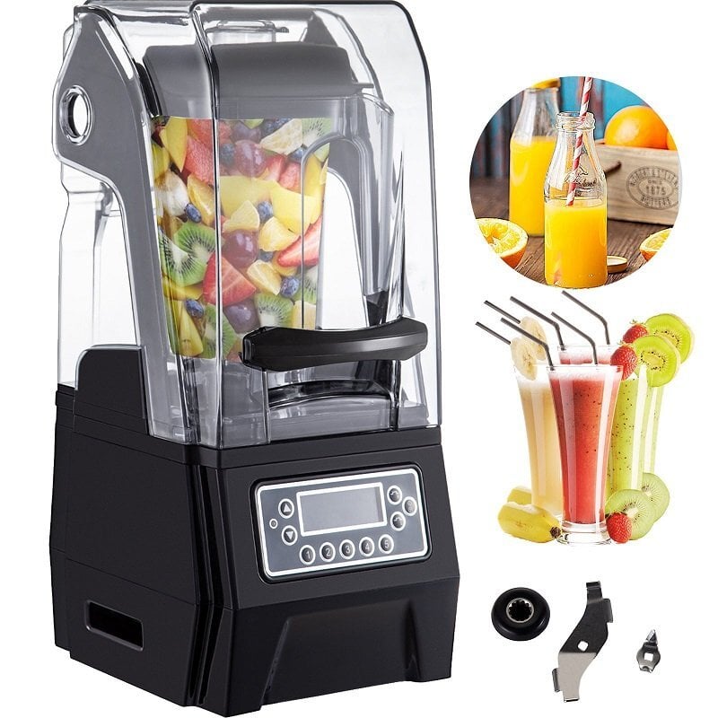 SMOOTHIE BLENDER COUNTERTOP SILENT BLENDER WITH SOUND SHIELD