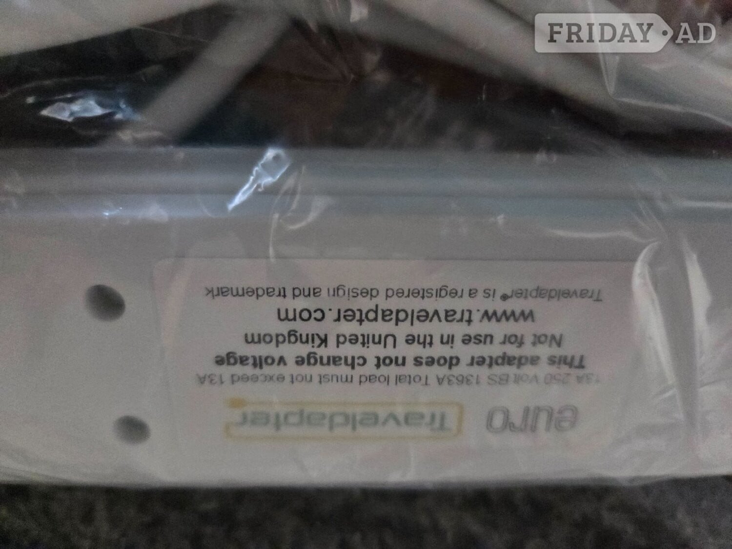 EU Travel adapter in Llantwit Major