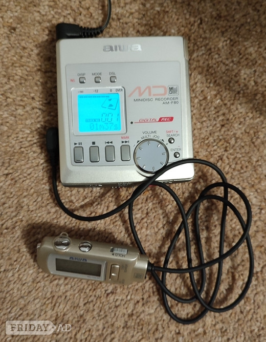AIWA AM-F80 Minidisc Player / Recorder  - Tv, Audio & Cameras