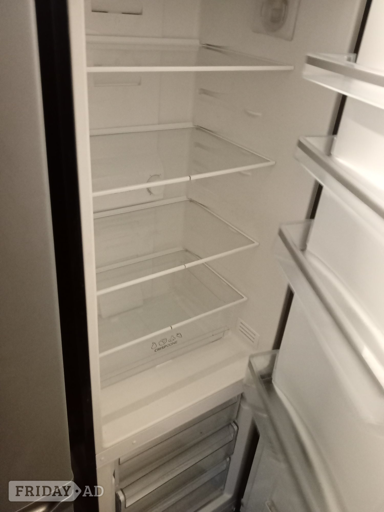 Bosch black large size fridge freezer 