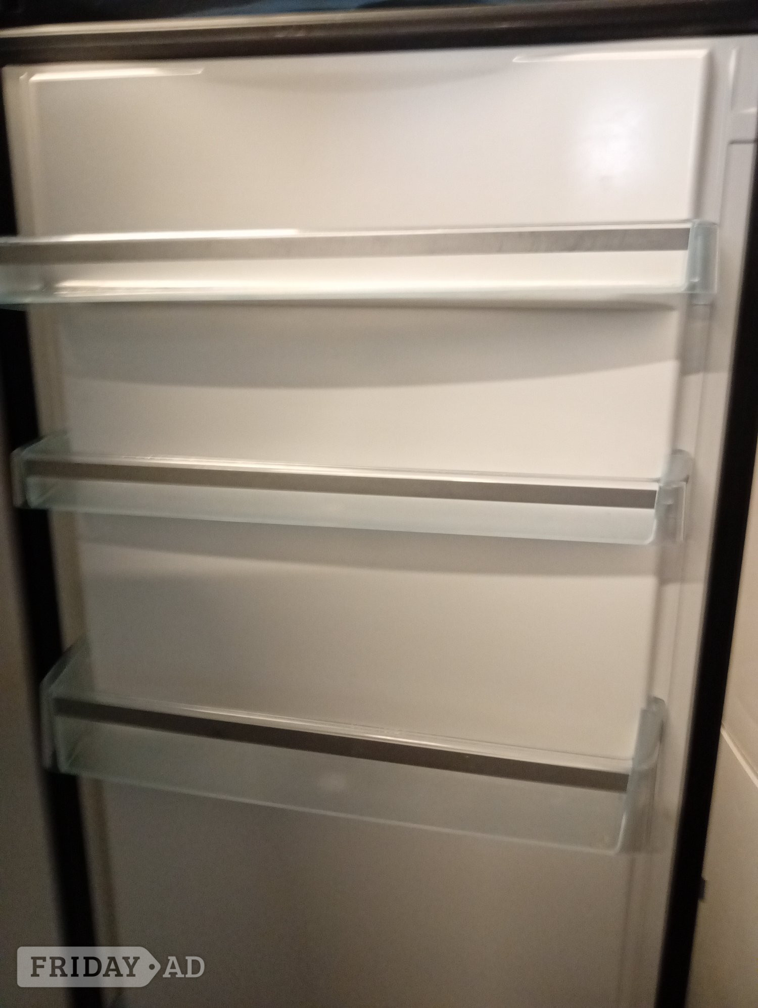 Reading Bosch black large size fridge freezer 