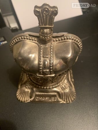 Silver Plated 1981 Charles/Diana Money Bank