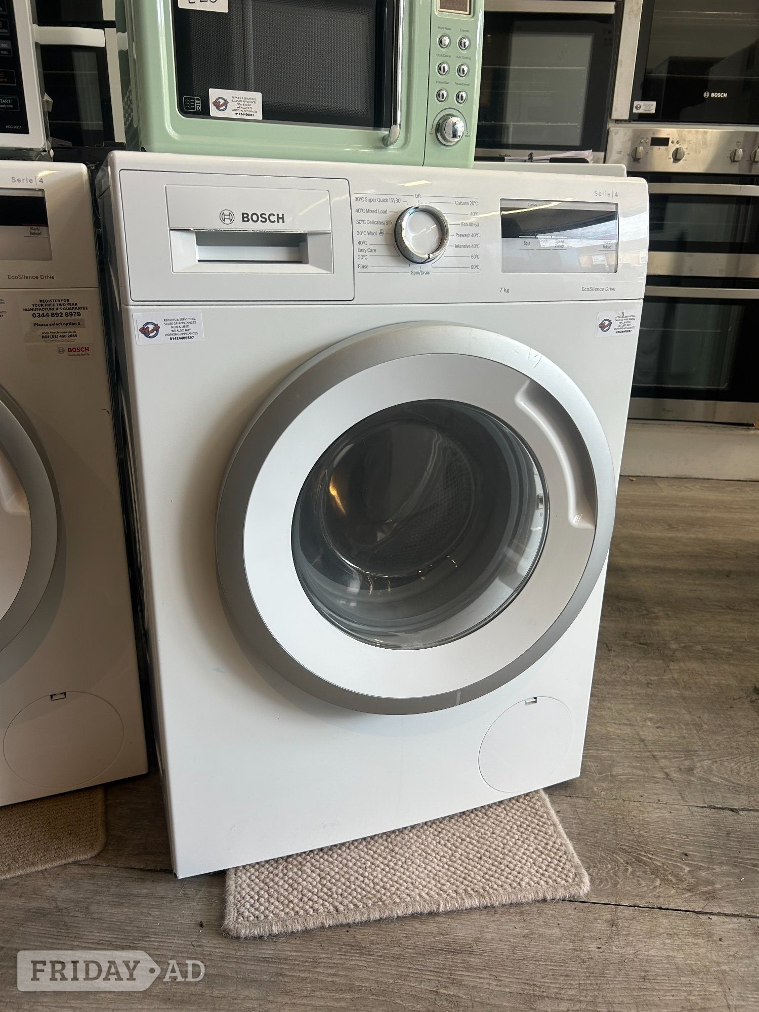 BOSCH 7KG WASHING MACHINE in St. Leonards-On-Sea