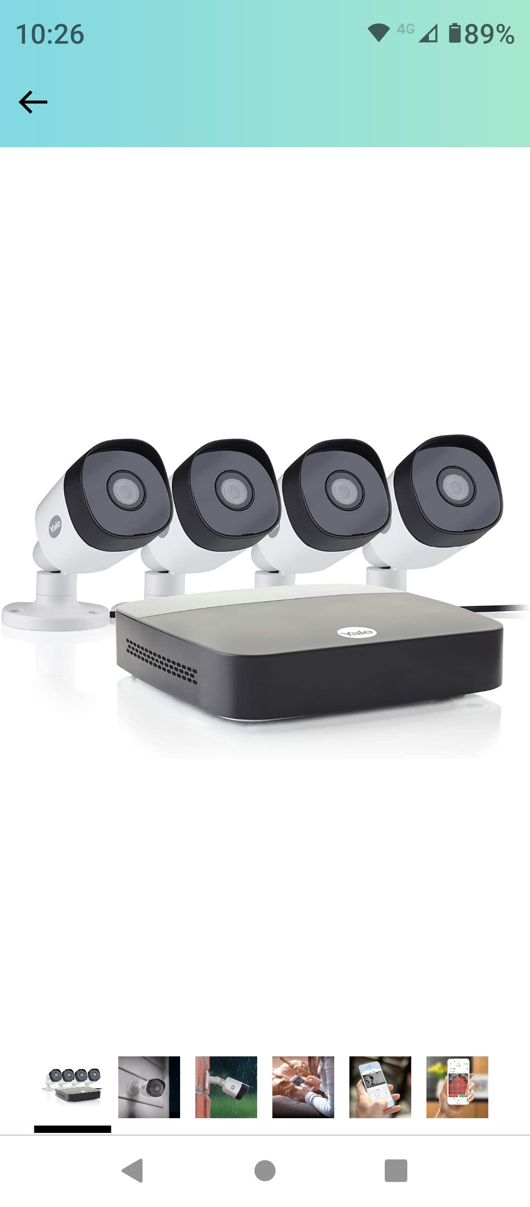 BRAND NEW IN BOX YALE SMART HOME CCTV HOME XL KIT SECURITY SYSTEM
