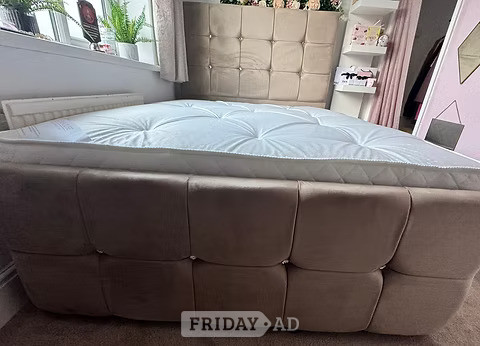 Single - CUBA DELUXE OTTOMAN DIVAN - choice of colours /fabrics