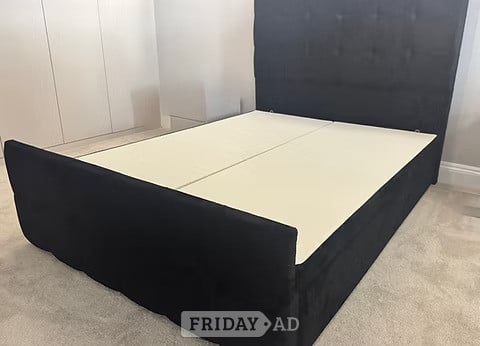Single - CUBA DELUXE OTTOMAN DIVAN - choice of colours /fabrics - Furniture in Rotherham