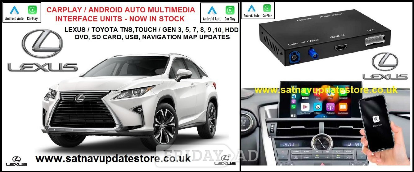 LEXUS / TOYOTA GEN 8/9 PREMIUM 2023 SAT NAV UPDATE UK & EUROPE.. in Cardiff