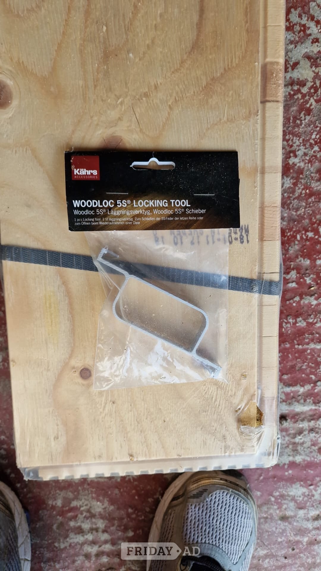 Crawley Pack of unused Trento 3 m lacquered Swedish oak strip floorboards.