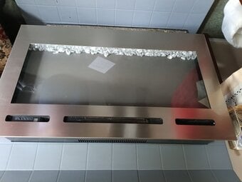 MUST BE SOLD HOUSE MOVE> LINEAR ELECTRIC FIRE>