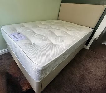 4 FOOT - TENDER SLEEP TUFTED ORTHOPAEDIC MATTRESS DIVAN BASE