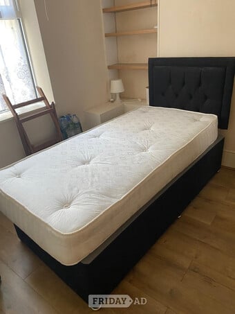 Single divan bed as good as new