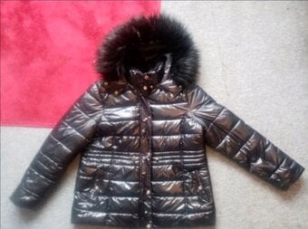 Ladies black new look winter coat 