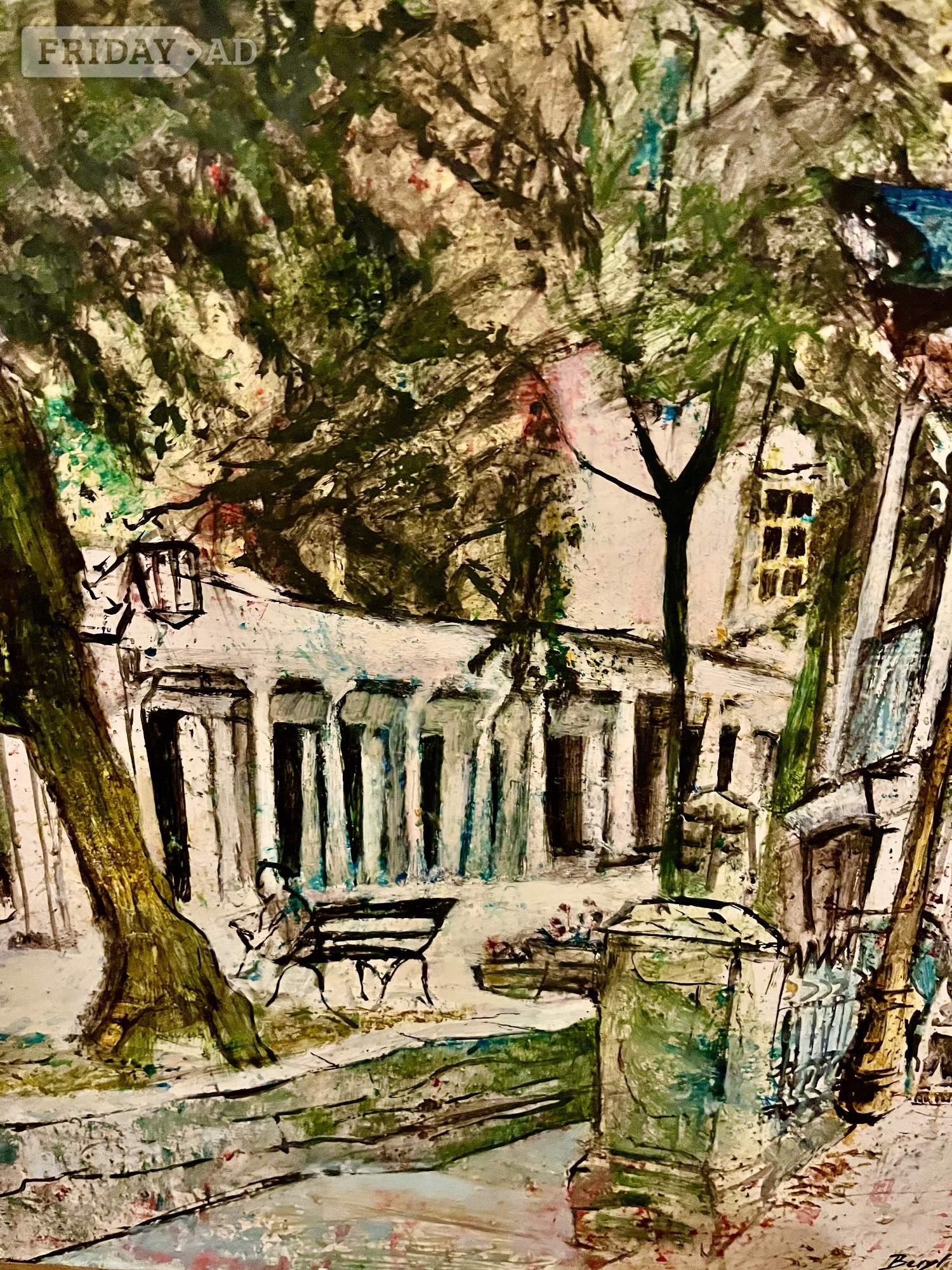 Eastbourne Acylic painting by Beryl Fenton 