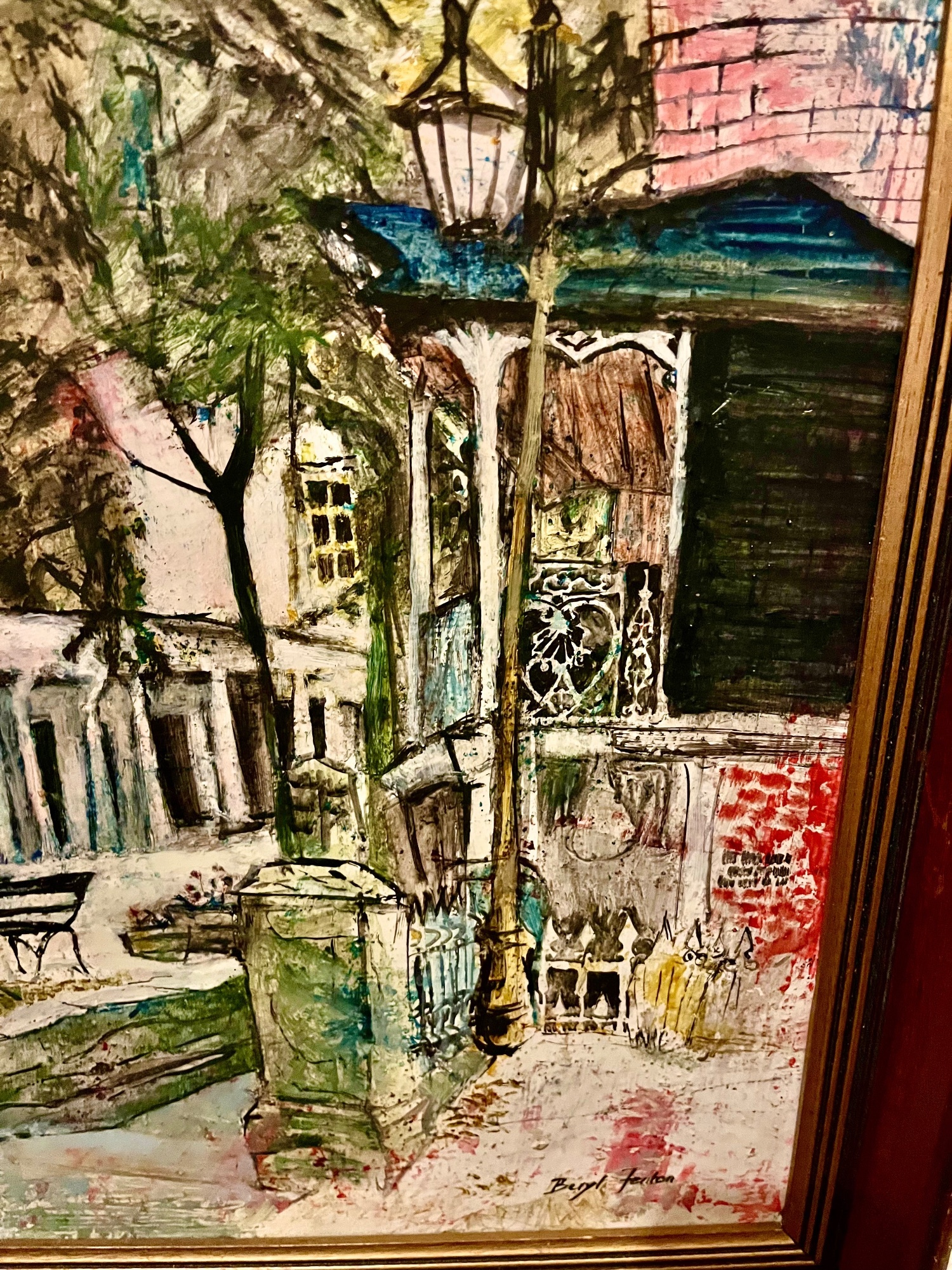 Acrylic by Beryl Fenton 