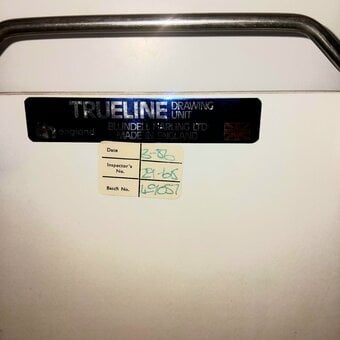 DRAWING UNIT BLUNDELL HARLING TRUELINE DESKTOP.  MADE 1986, VINTA