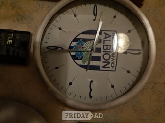 West bromwich albion clocks and photos 