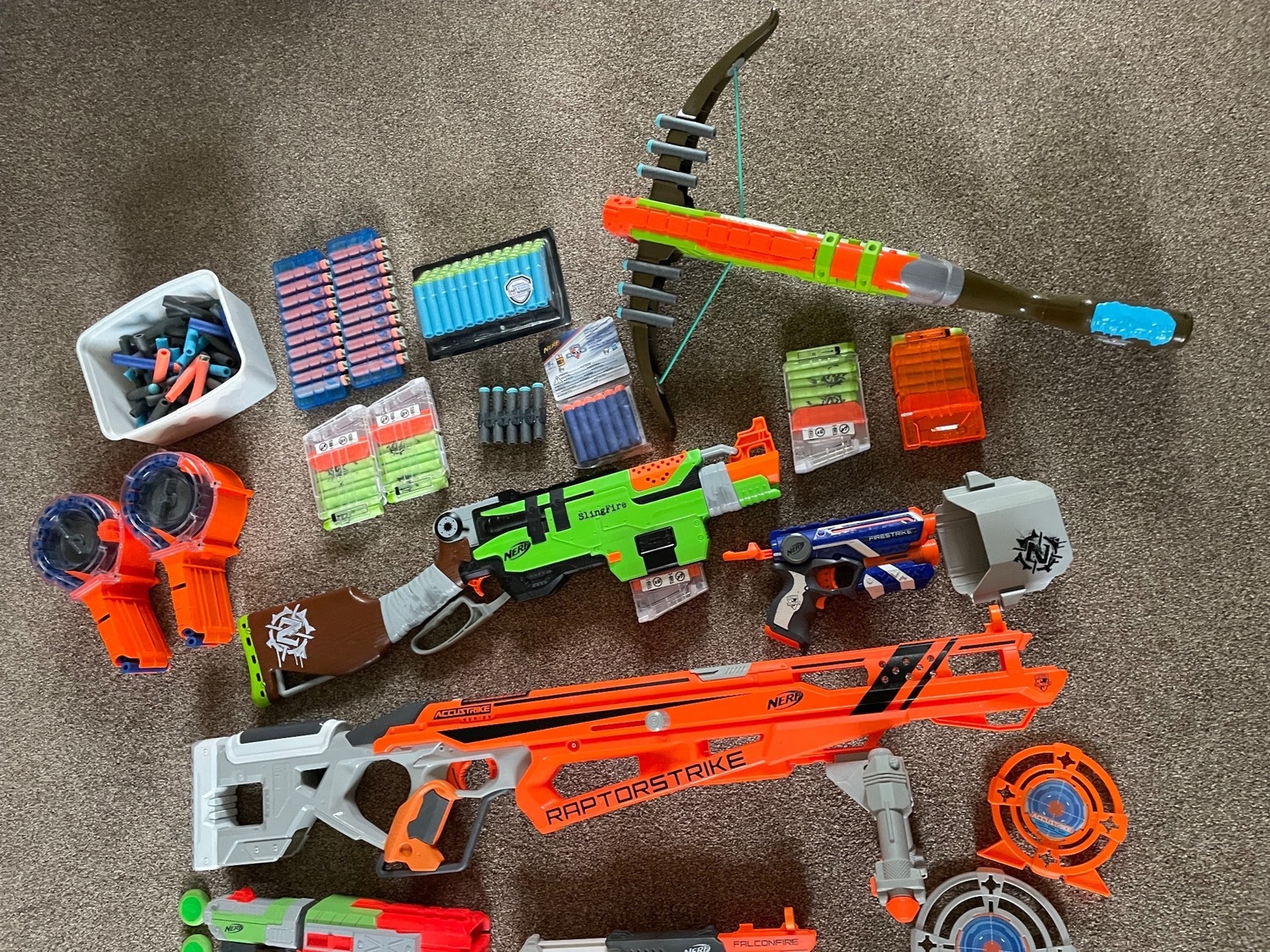 Peterborough Nerf Guns and various accessories 