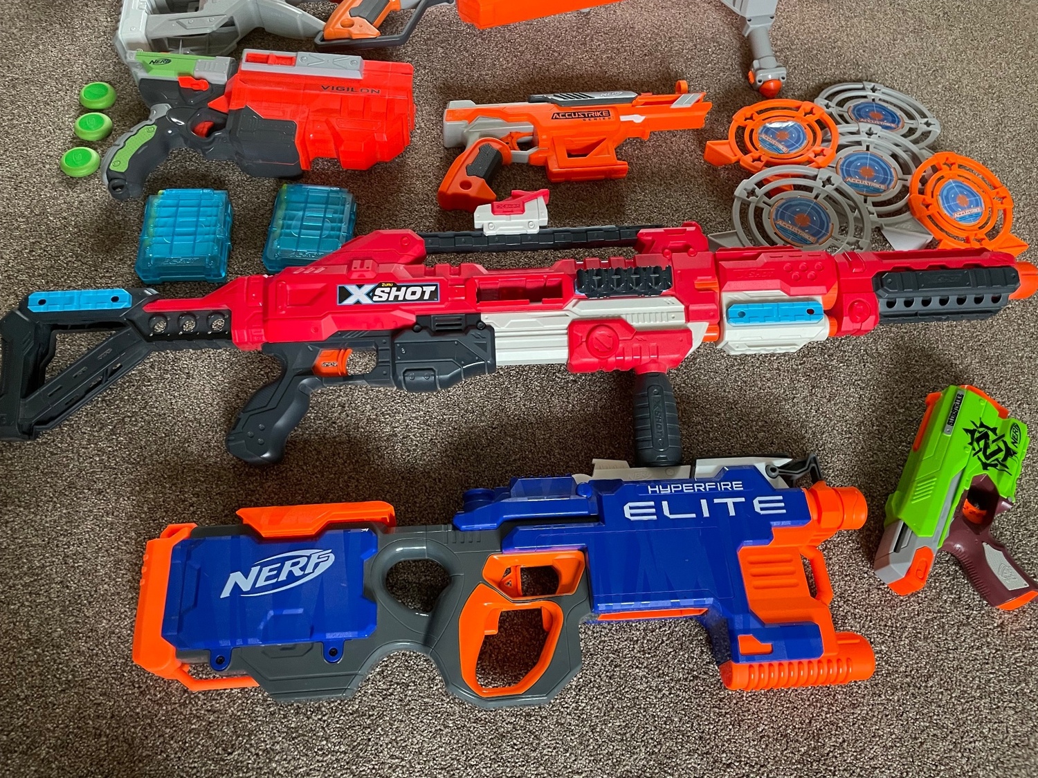 Nerf Guns and various accessories  - Hobbies & Leisure in Peterborough