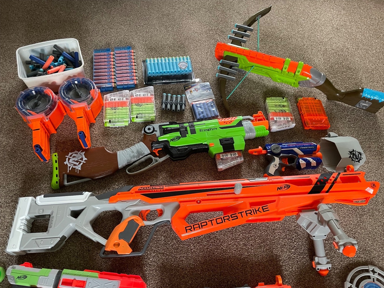 Nerf Guns and various accessories  - Hobbies & Leisure