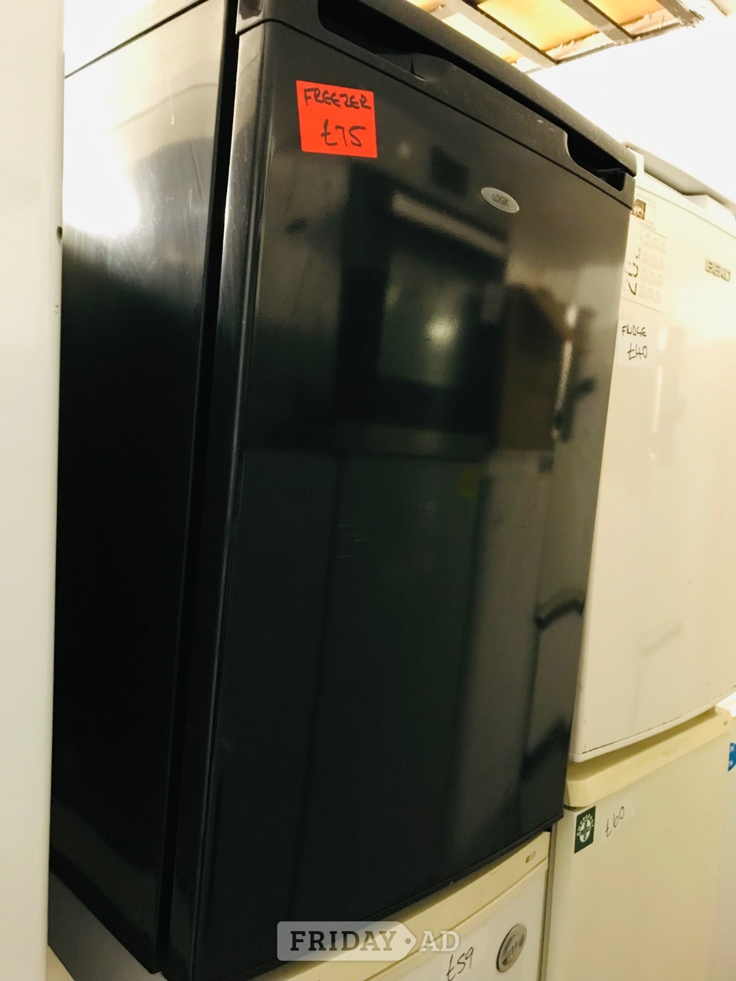 Beko black under counter freezer  in Banbury