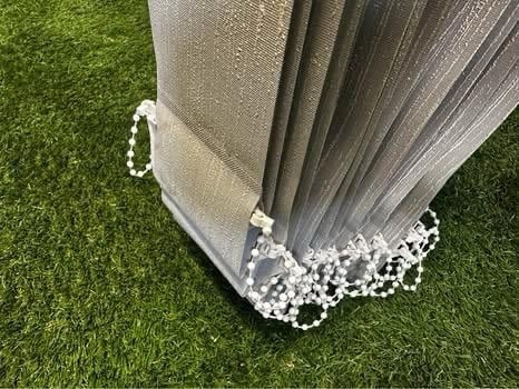 Vertical blinds - Silver grey colour