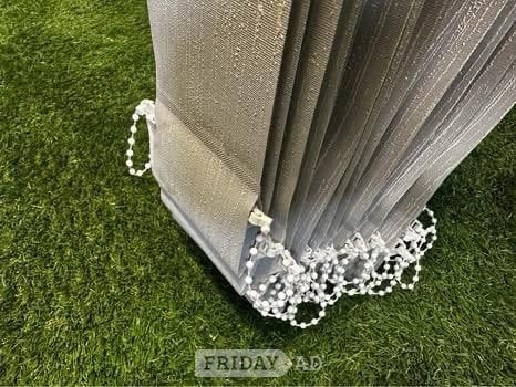 Vertical blinds - Silver grey colour