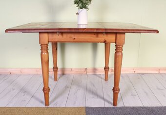Delivery Options - Farmhouse Pine Extending Table Seats 4 Sturdy